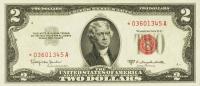 Gallery image for United States p380c: 2 Dollars from 1953